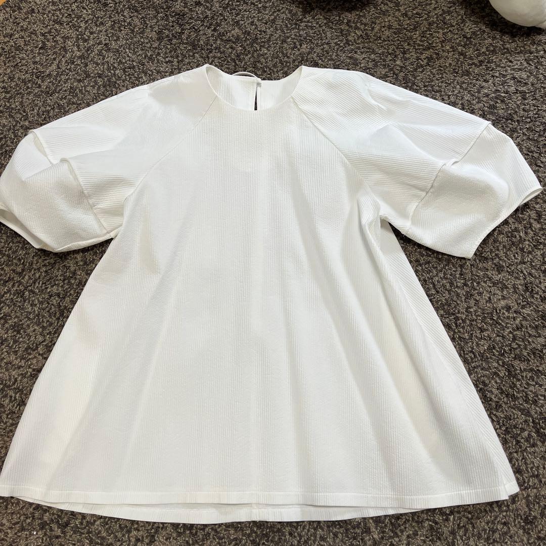 liten キャンディチュニックブラウス ホワイト チュニック 半袖