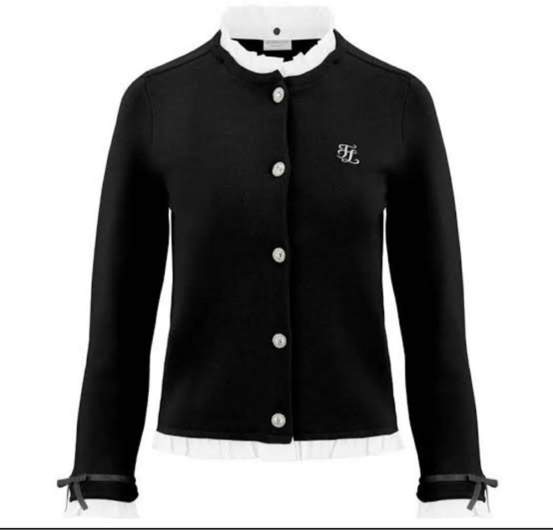 Fair Liar フェアライアー　ゴルフウェア　フリル　カーディガン