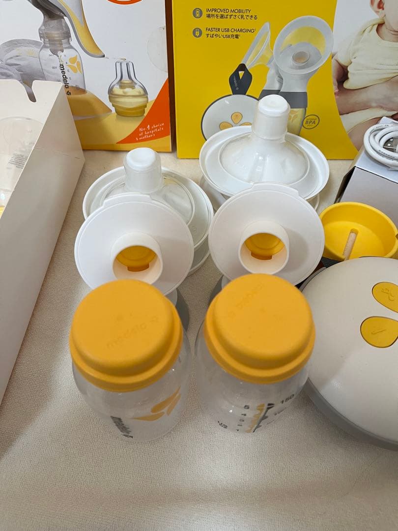 MedelaSwingMaxi メデラスイングマキシ電動搾乳機ダブル　おまけ付き