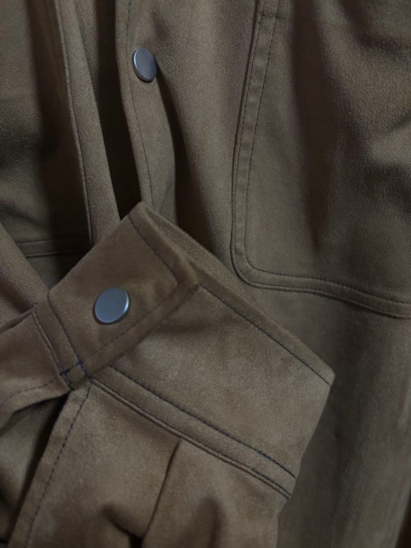 THE SHINZONE スエードシャツ ブラウン シンゾーン