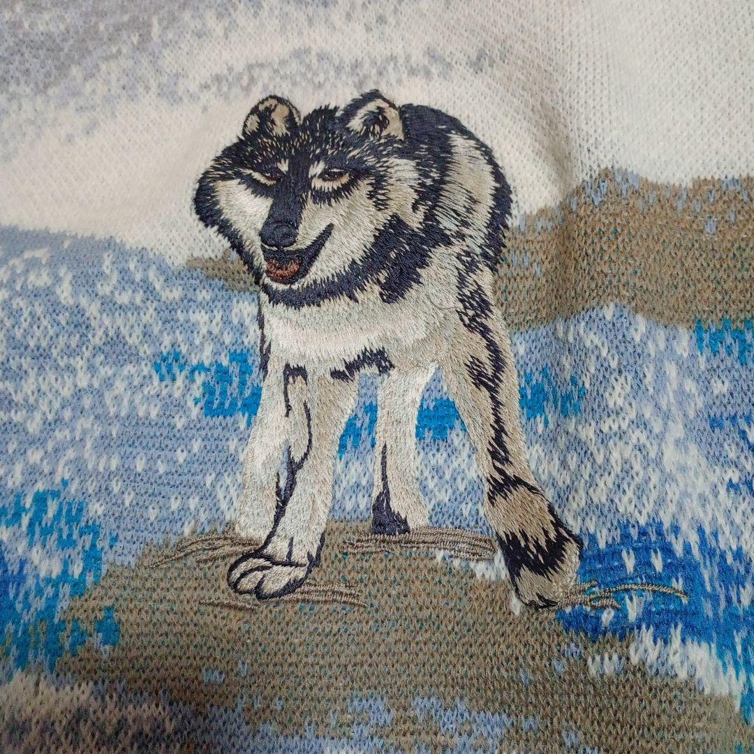 チャーミーおまとめページ　シベリアンハスキー　セーター　Lサイズ2種類