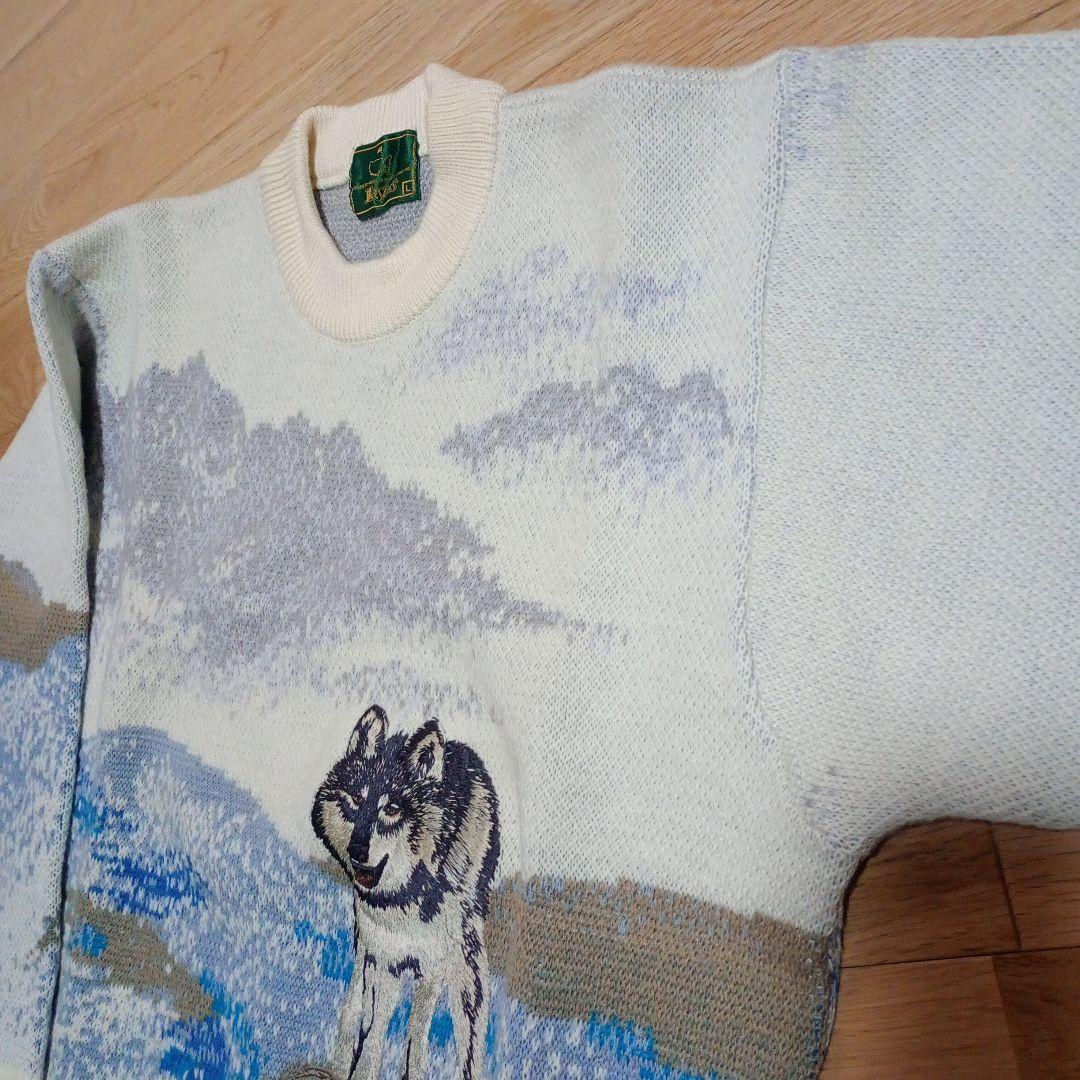 チャーミーおまとめページ　シベリアンハスキー　セーター　Lサイズ2種類