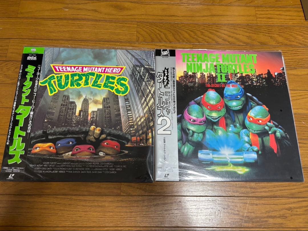 【LD】ミュータントタートルズ・ミュータントニンジャタートルズ2 セット　帯付き