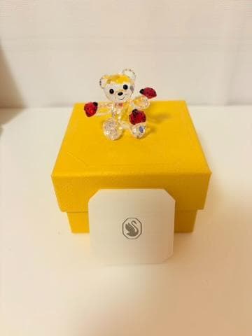 スワロフスキー てんとう虫　 KRISベア Good Luck Bear　置物