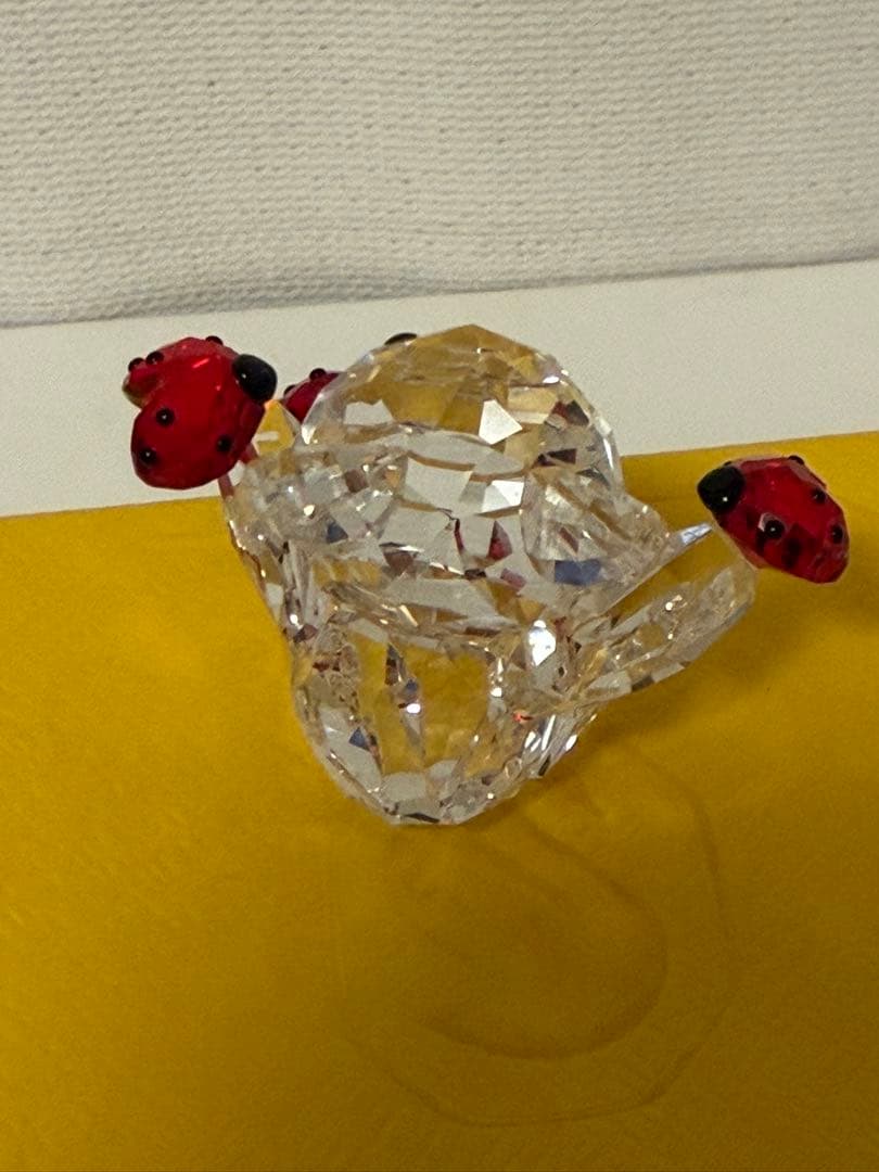 スワロフスキー てんとう虫　 KRISベア Good Luck Bear　置物