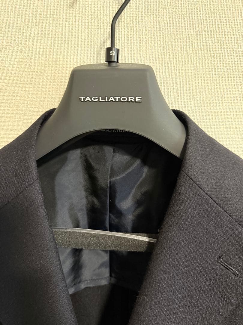 TAGLIATORE タリアトーレ ウールカシミヤ スーツ 52 ダークネイビー