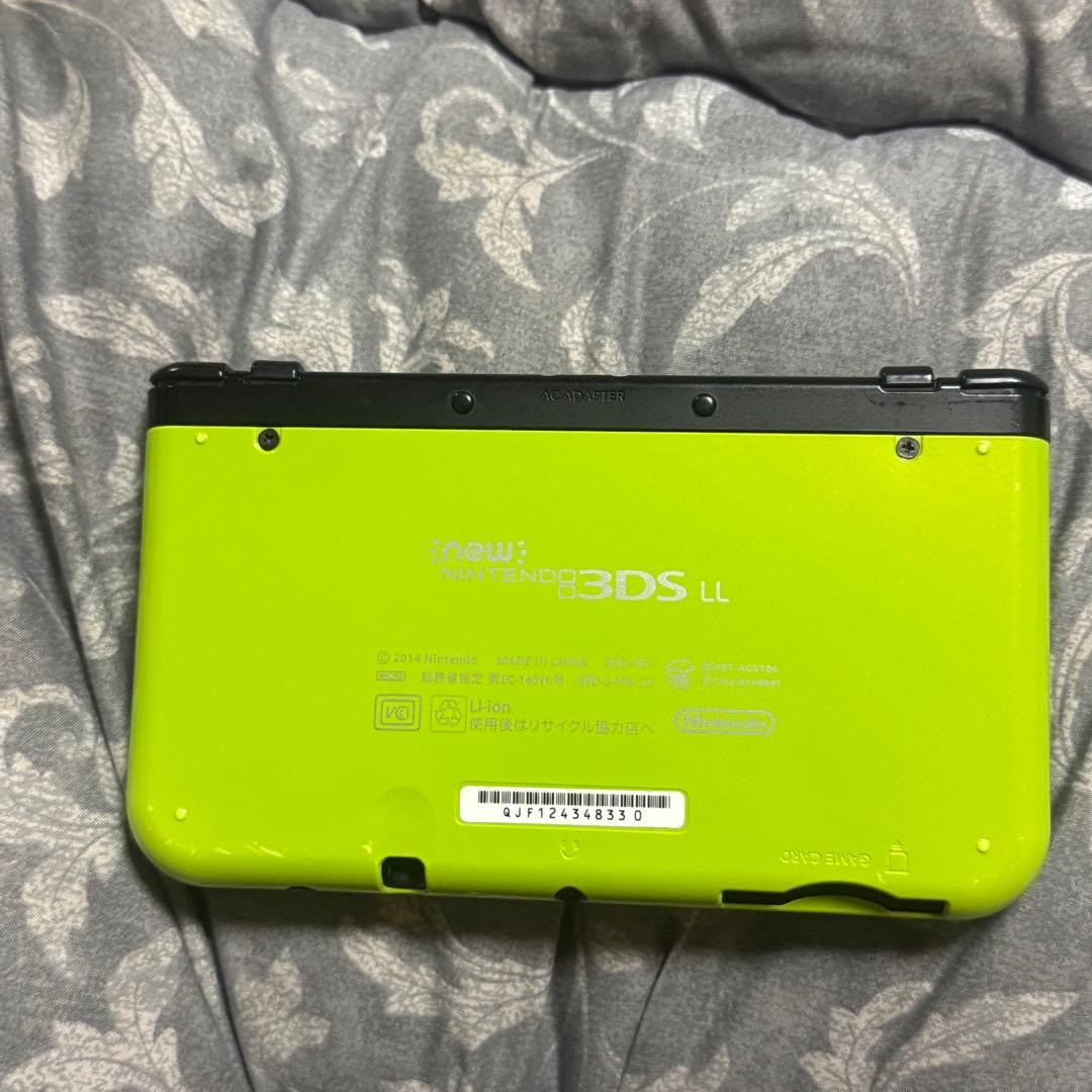 Newニンテンドー3DS LL ライム×ブラック
