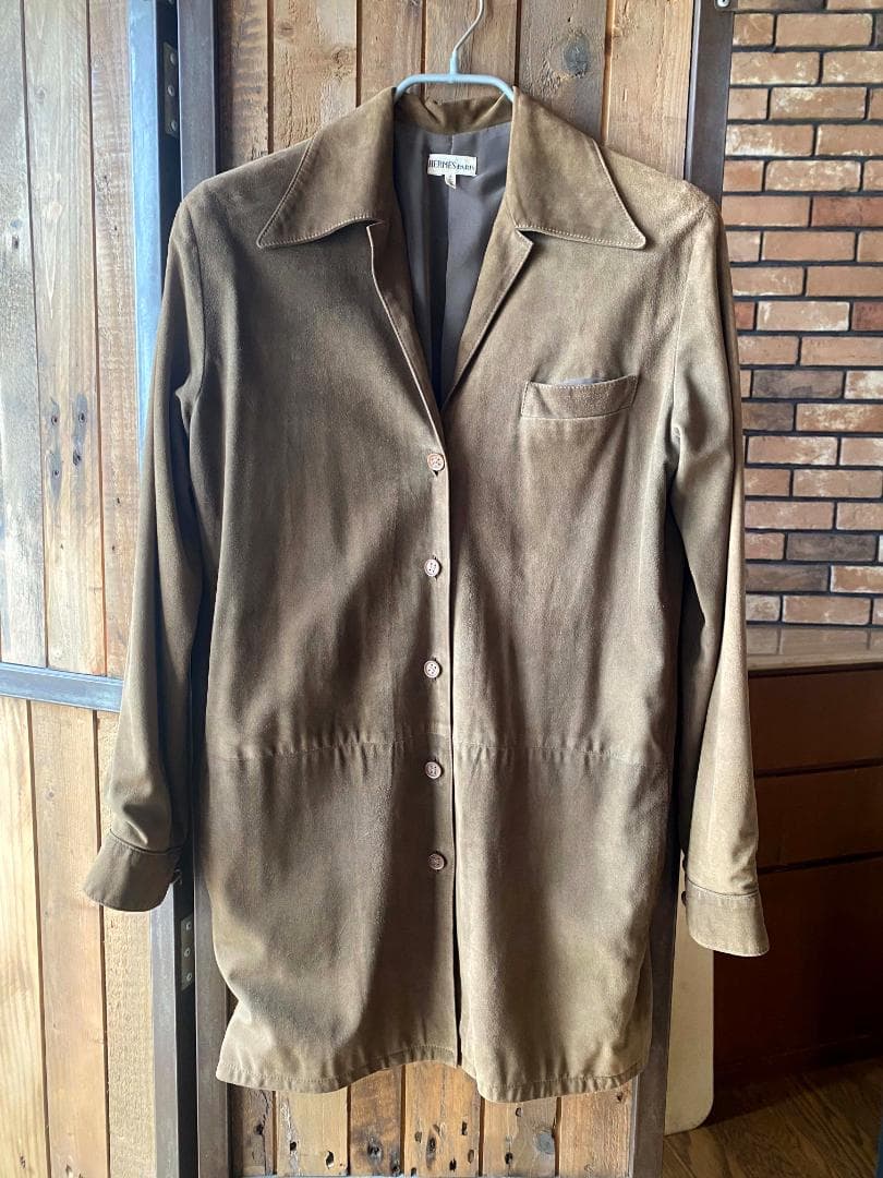 【希少】エルメス マルジェラ期 ラムスキンコート 38 レディース