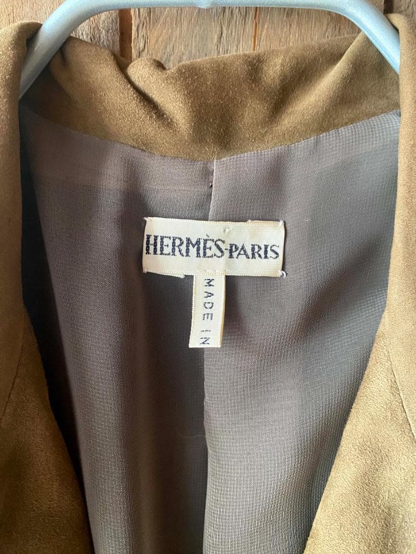 【希少】エルメス マルジェラ期 ラムスキンコート 38 レディース