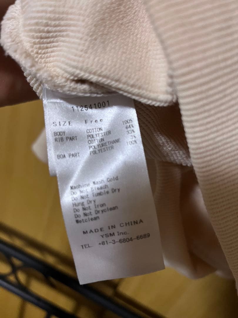 Darich DDボアスウェットフーディー