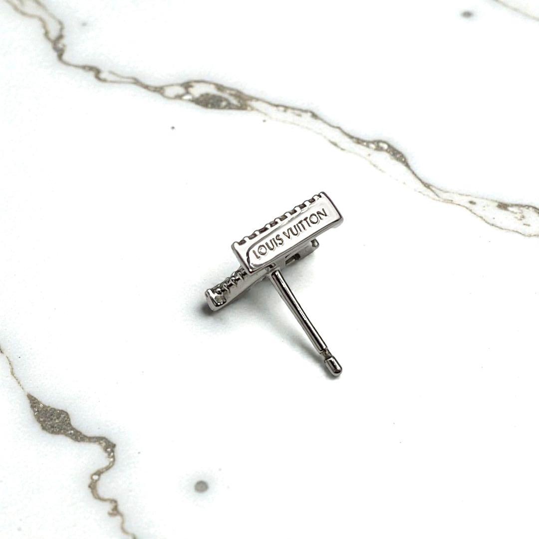 【美品】ルイヴィトン　アイコニック　ピアス　シルバー　アクセサリー　750