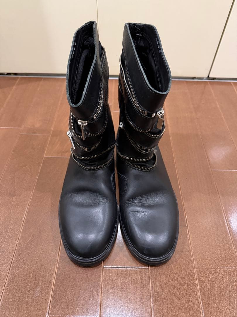 h*d様 ブラックエンジニアブーツ