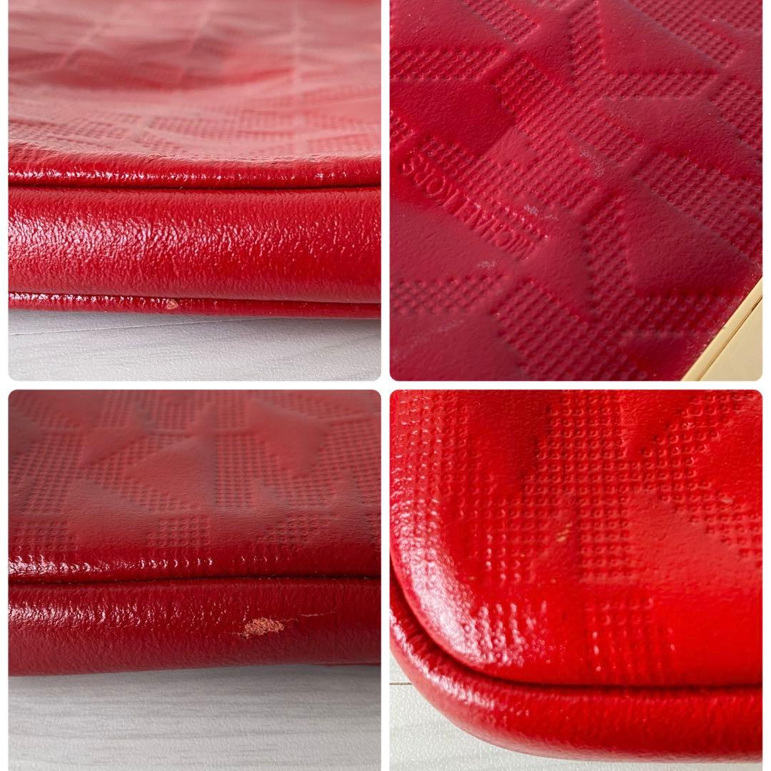 希少 MICHEL KORS iPad ケース レッド 赤 ゴールド タブレット