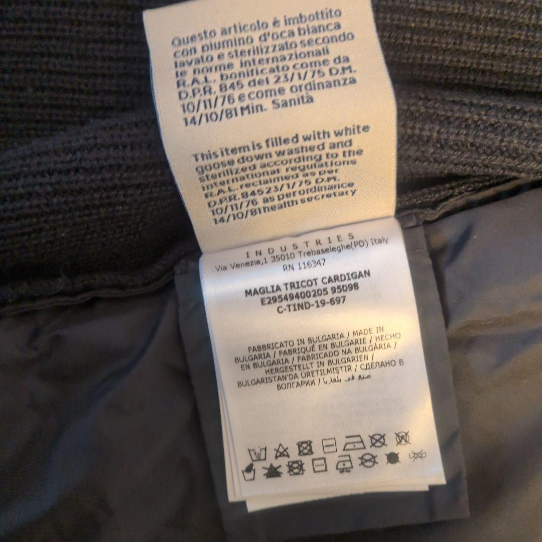 MONCLER ブラック ダウンジャケット