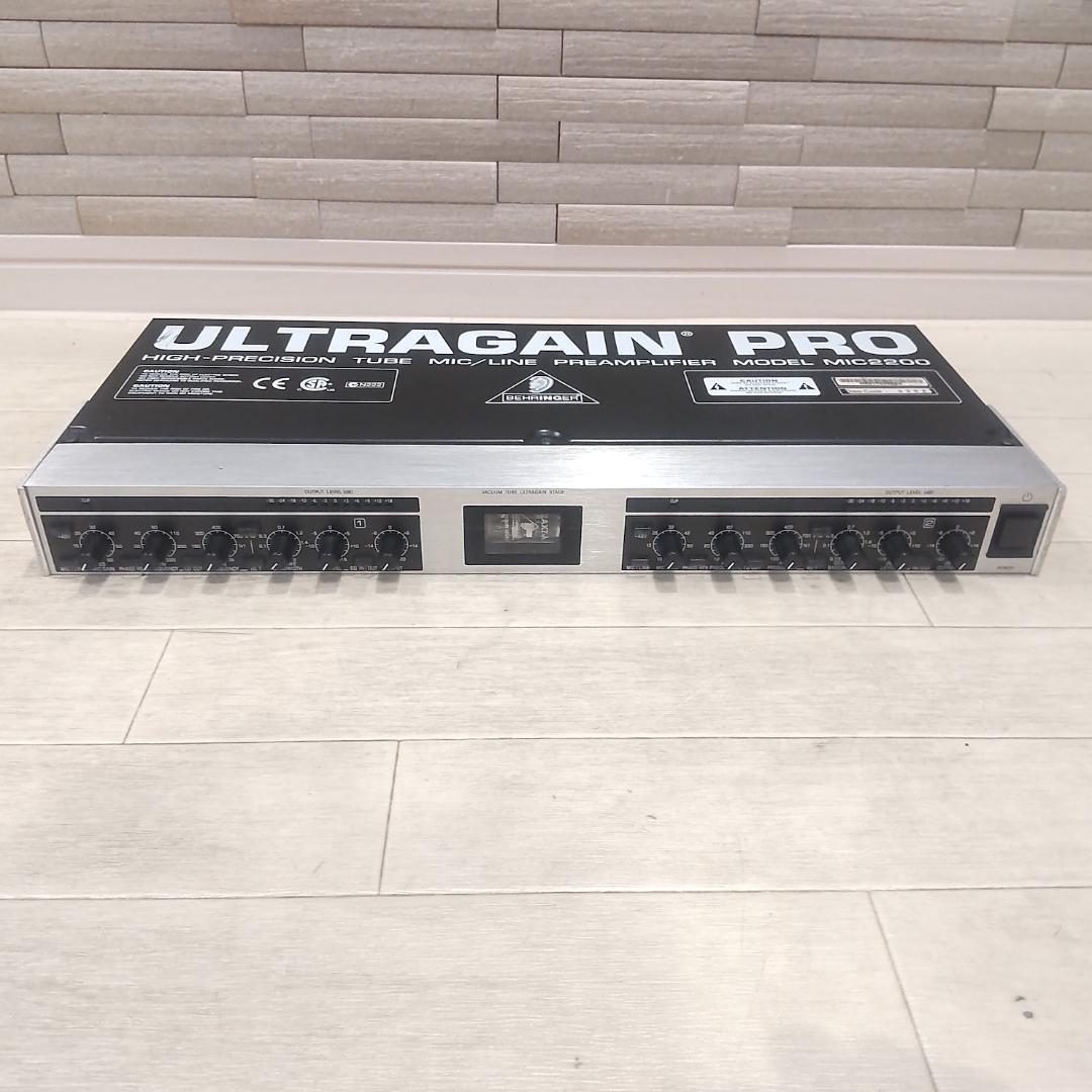 べリンガー 真空管 イコライザー ULTRAGAIN PRO MIC2200