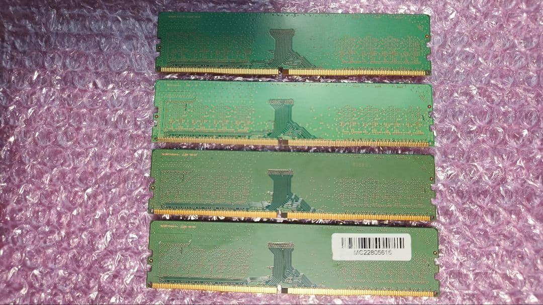 DDR4 8GBx4枚 32GB pc4-2400 動作確認済み ②