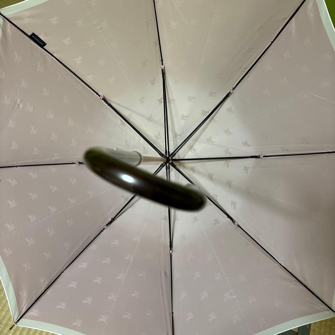 タグ付未使用 BURBERRY バーバリー ホースロゴ モノグラム 総柄 長傘