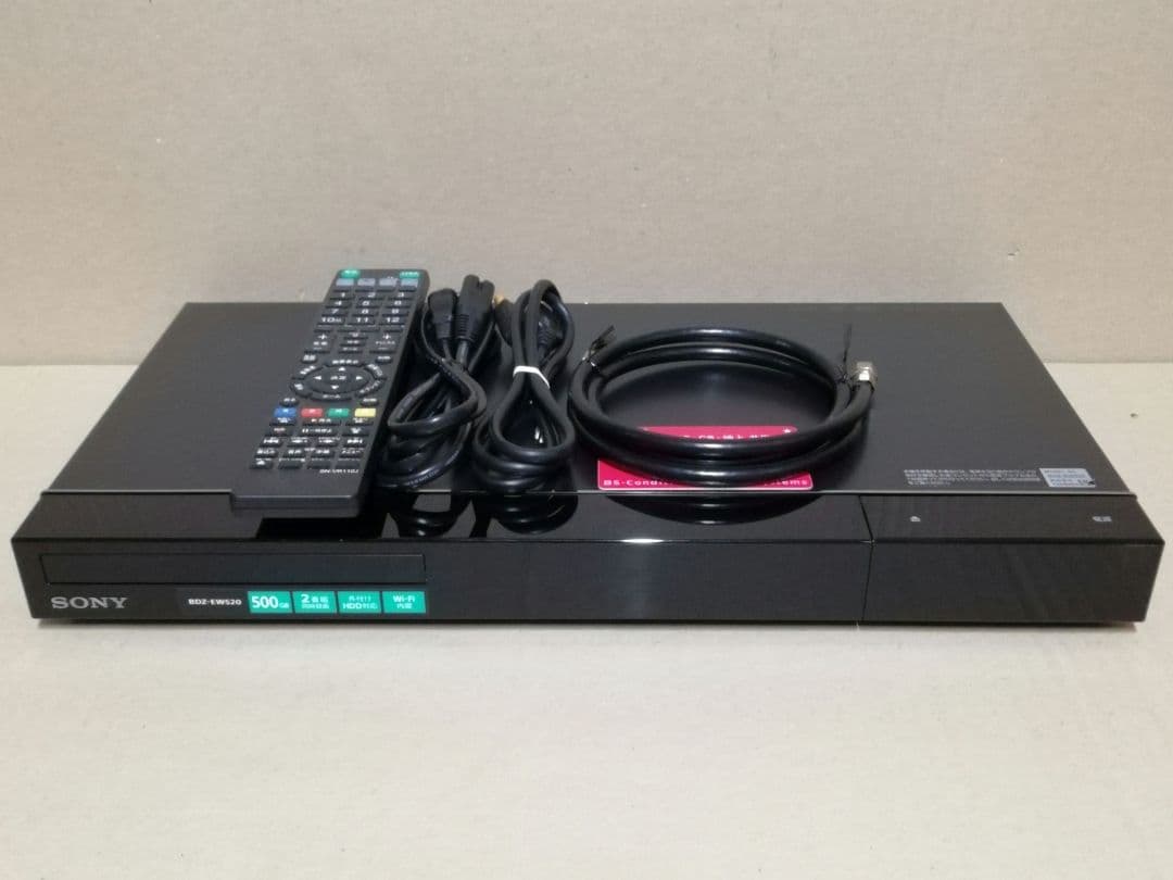 SONY BDZ-EW520　1TB/W録画/外付けHDD対応/Wi-Fi内蔵