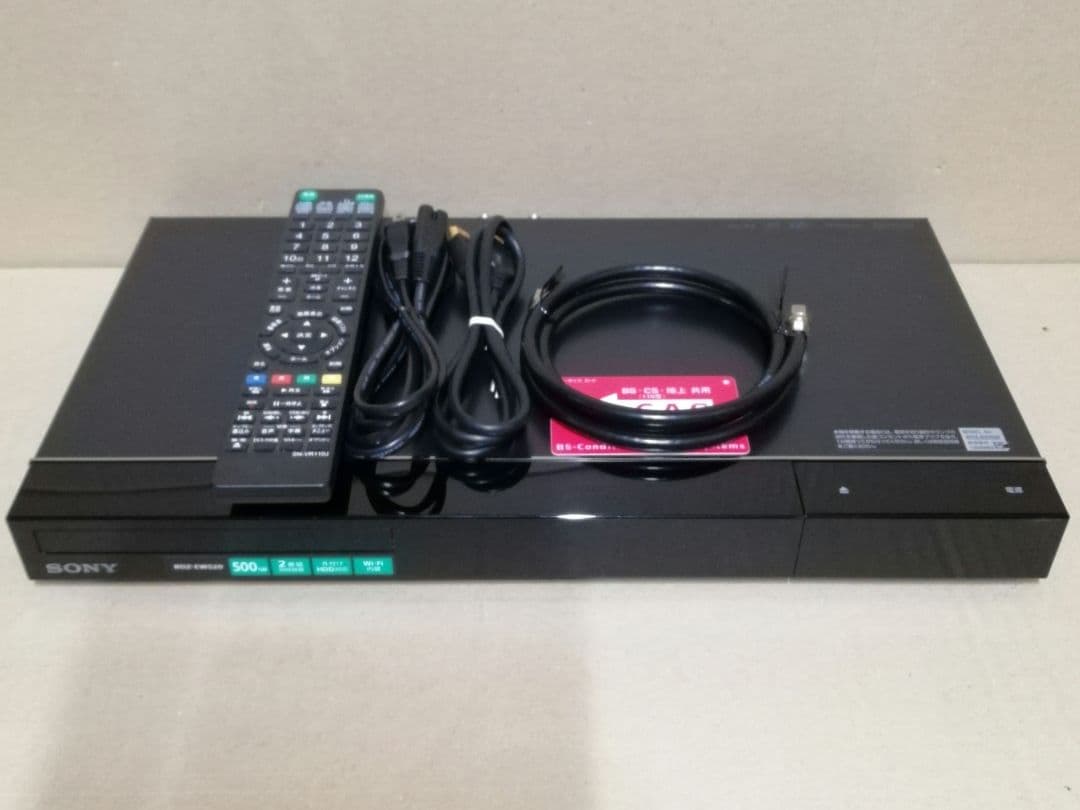 SONY BDZ-EW520　1TB/W録画/外付けHDD対応/Wi-Fi内蔵