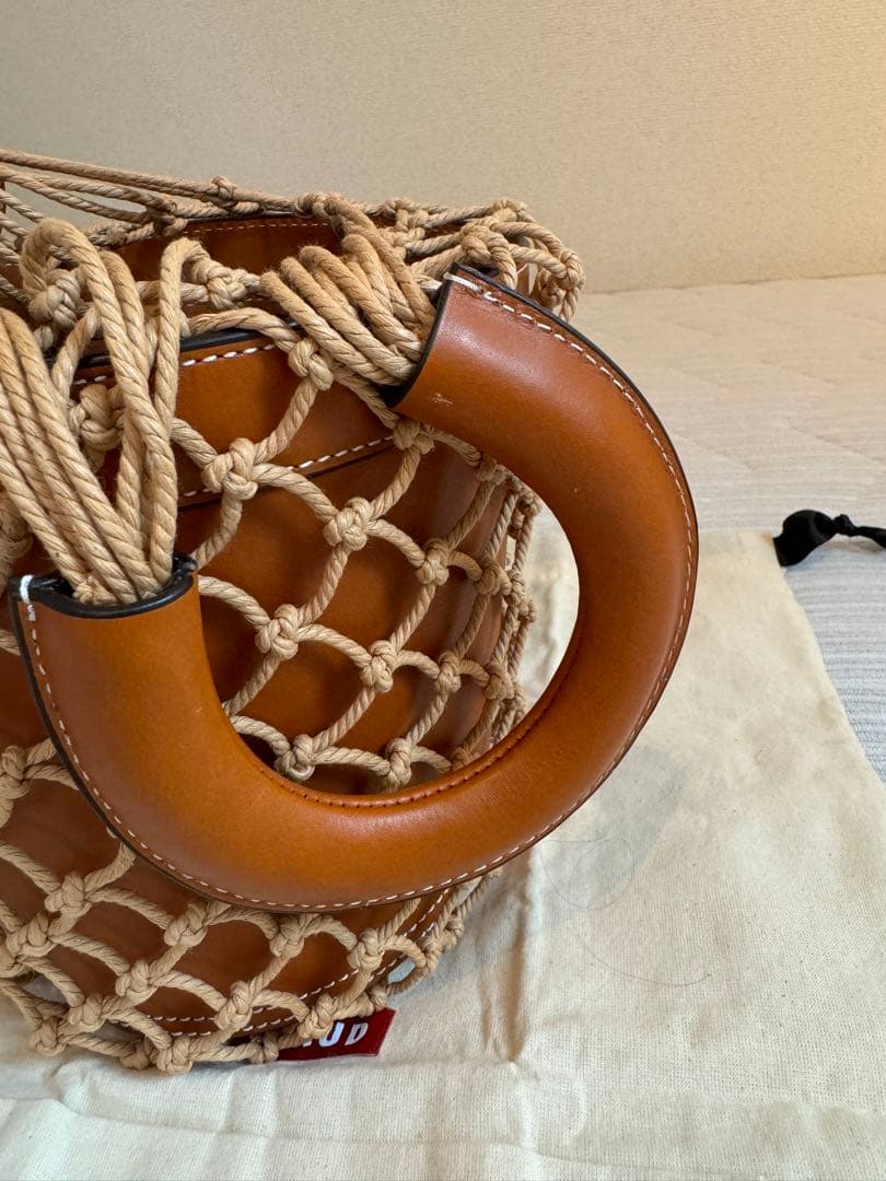 STAUD かごバッグ ブラウン