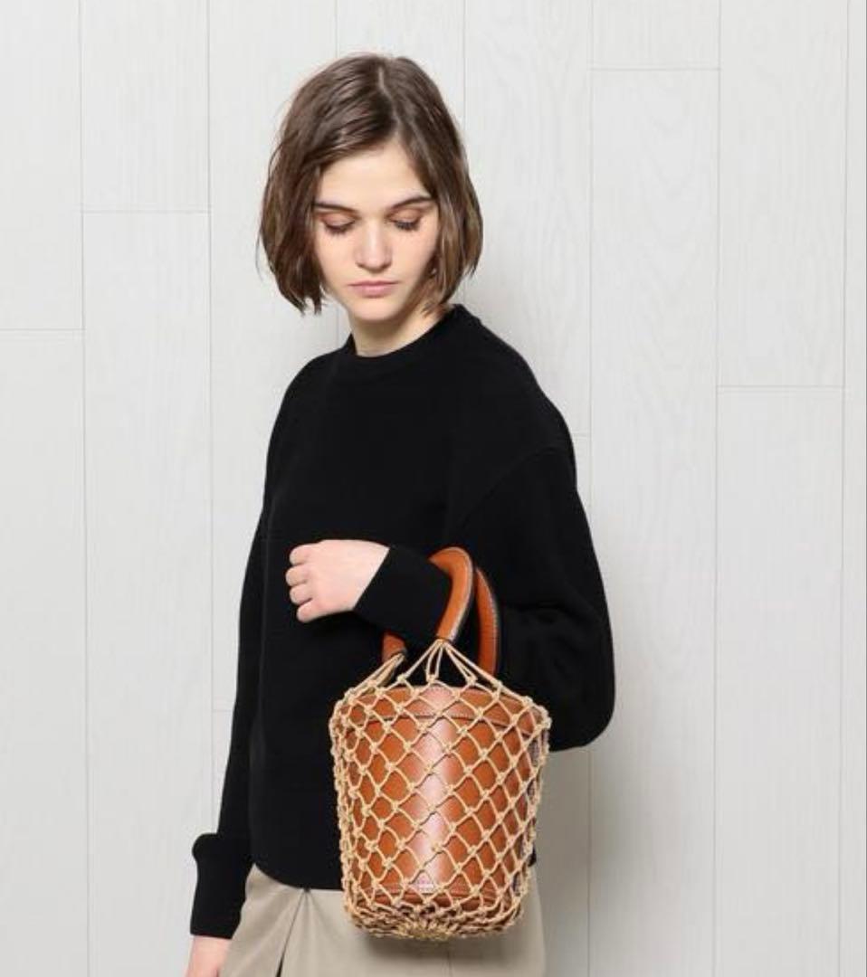 STAUD かごバッグ ブラウン