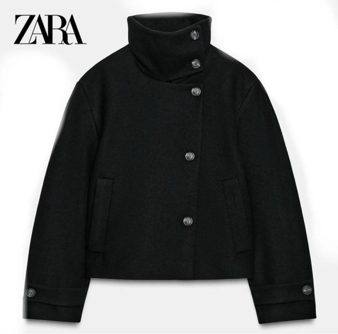 ZARA ショートハイネックコート