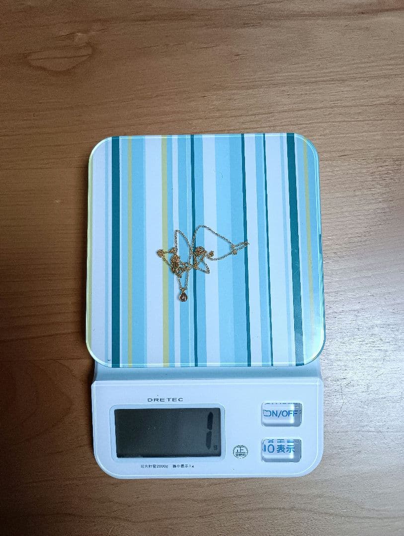 アガット ブラウンダイヤ k18pg ネックレス