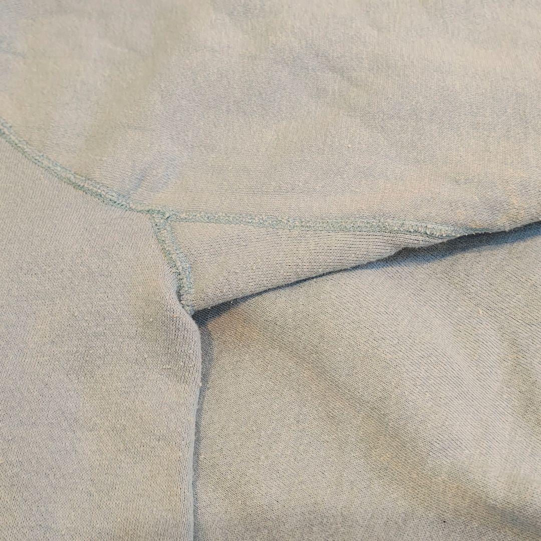 W*ス様 70s スウェット ディズニー ミッキー 白足 水色 ビンテージ 脇下