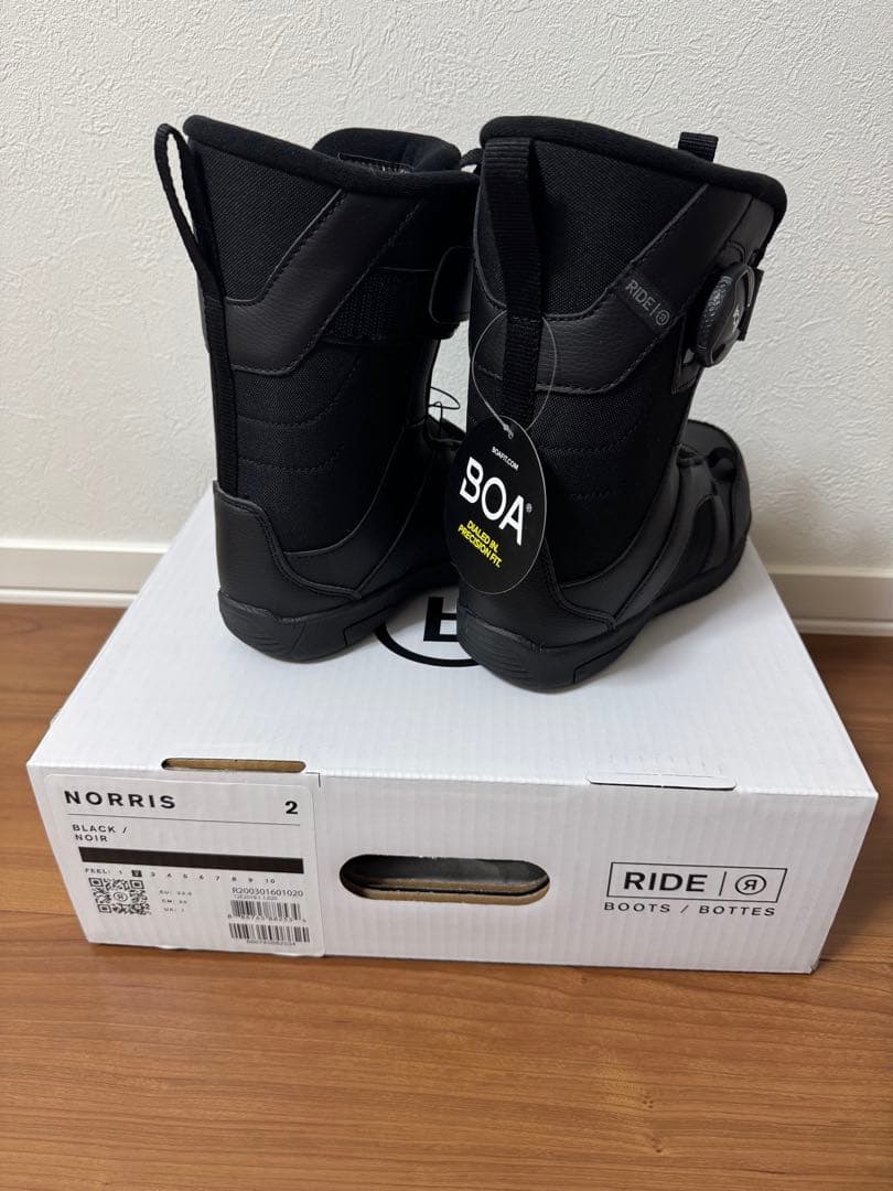 RIDE NORRIS スノーボードブーツ ブラック 2
