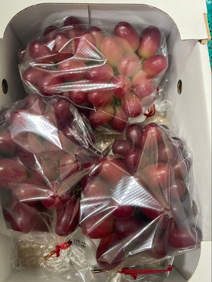 ③【島根県産】神紅(しんく)ぶどう約2キロ(3〜4房)