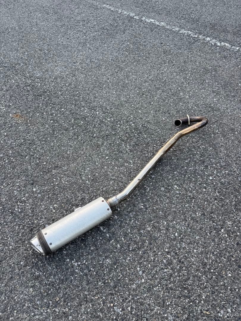 TW200 ロンスイ用　メーカー不明アップマフラー　ワンオフ？　ロングタイプ