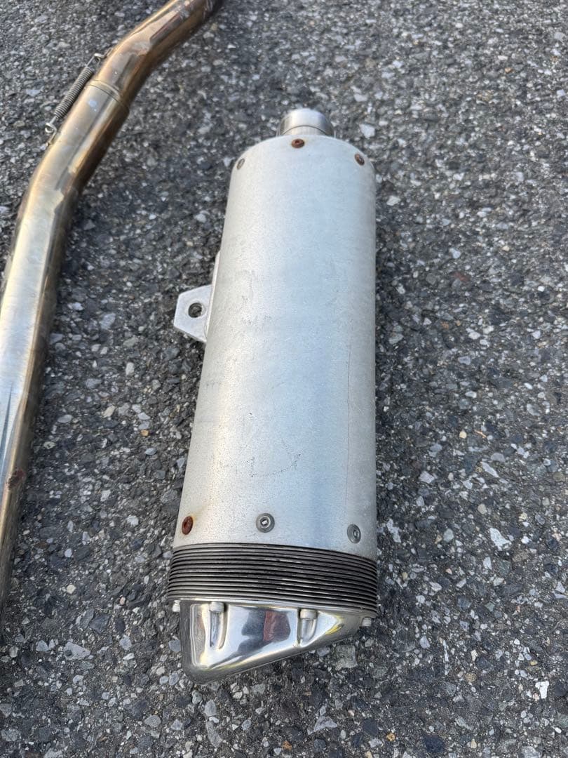 TW200 ロンスイ用　メーカー不明アップマフラー　ワンオフ？　ロングタイプ