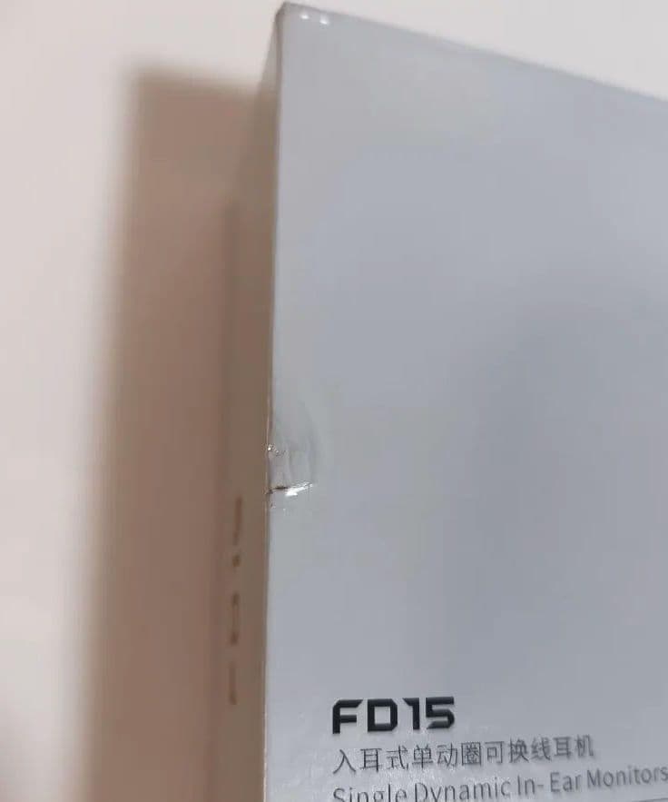 【動作確認のみ】有線イヤホン Fiio FD15 ブラック