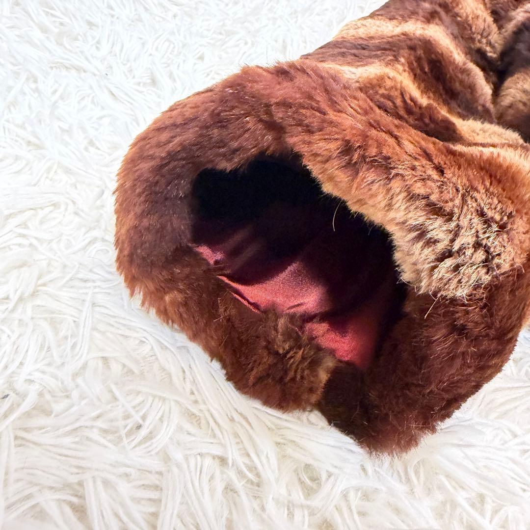 【ほぼ未使用】EXELANCETTI リアルファーコート ラビット 毛皮