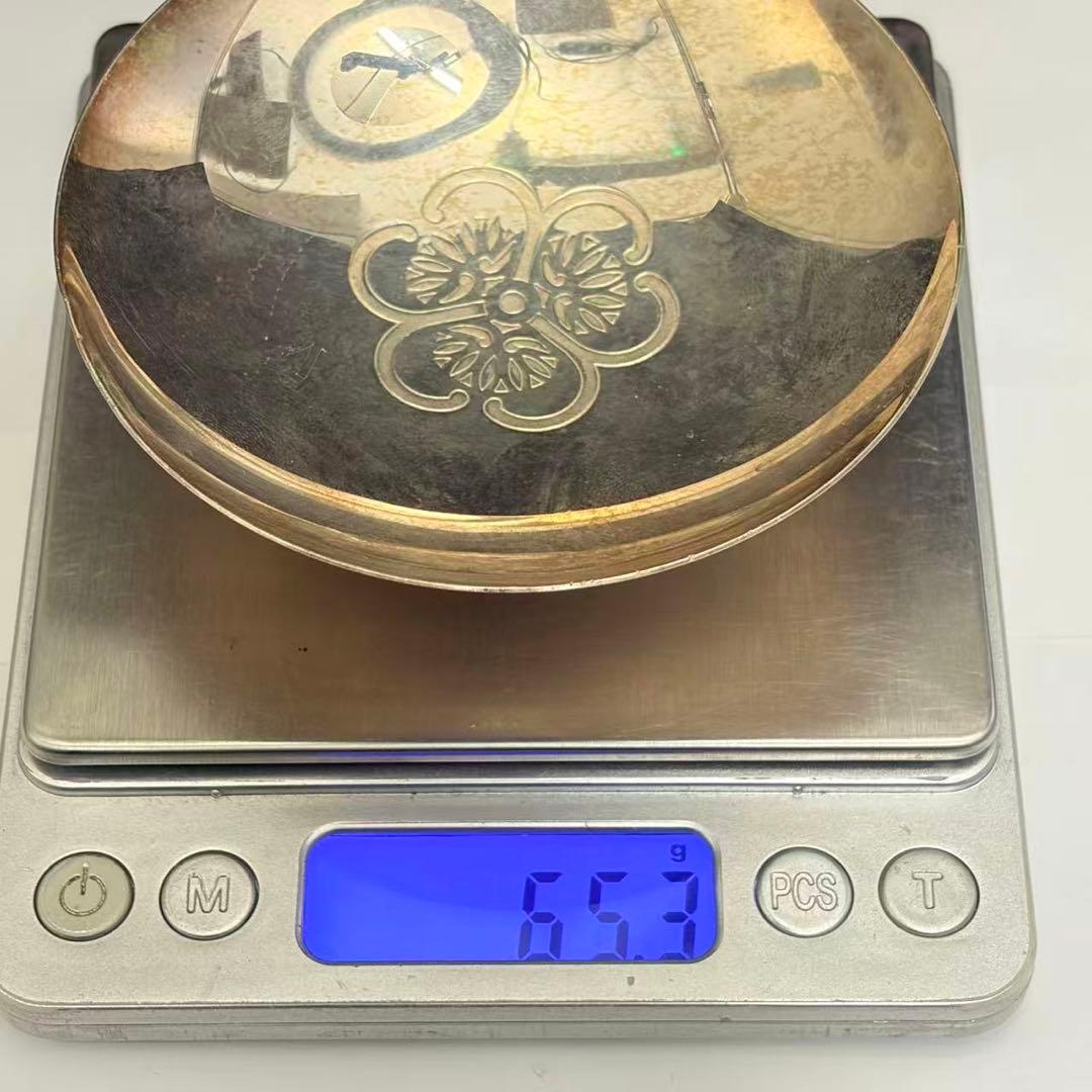 記念品 記念盃 純銀製 銀盃 純銀刻印 重さ65.3g