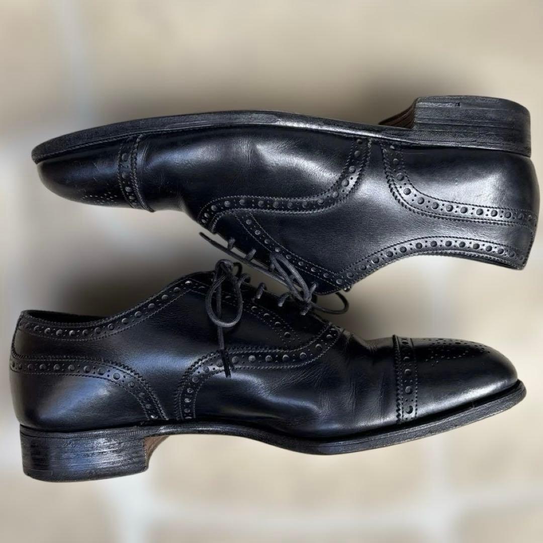 旧工場製 エドワードグリーン ワイルドスミス別注 カドガン カーフ 黒 高級靴