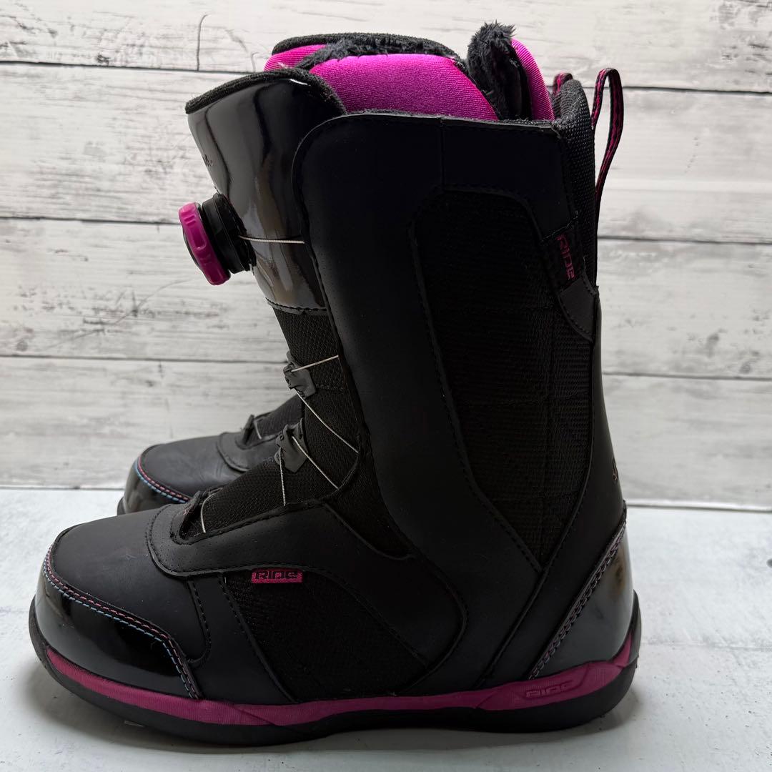 RIDE DONNA BOA スノボブーツ 23.5cm 黒ピンク【E-77】