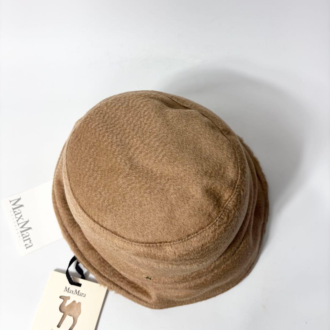 マックスマーラ　MaxMara テディベア　キャメル　未使用品　バケットハット.