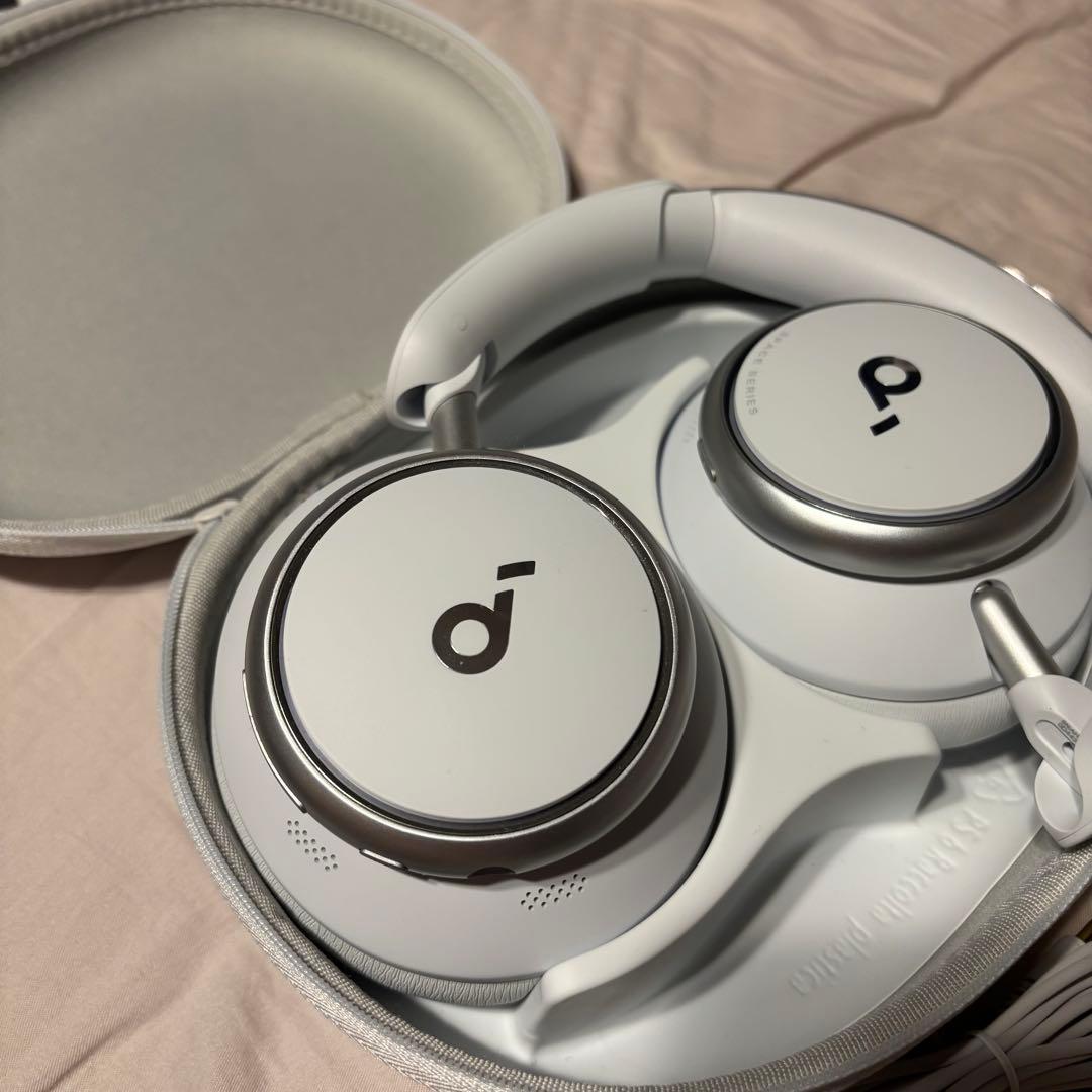 Anker Soundcore SpaceQ45 ホワイト ケース付き