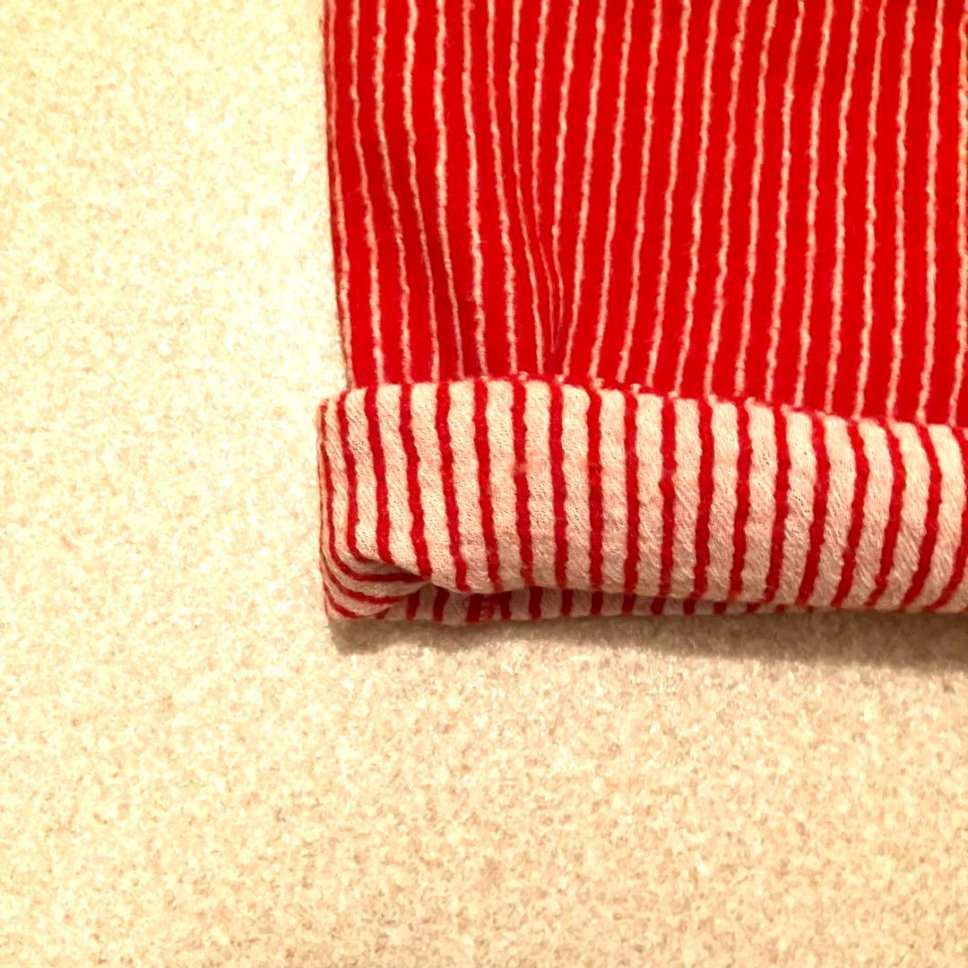 コムデギャルソン カジュアルパンツ 赤 ストライプ【新品未使用・希少】