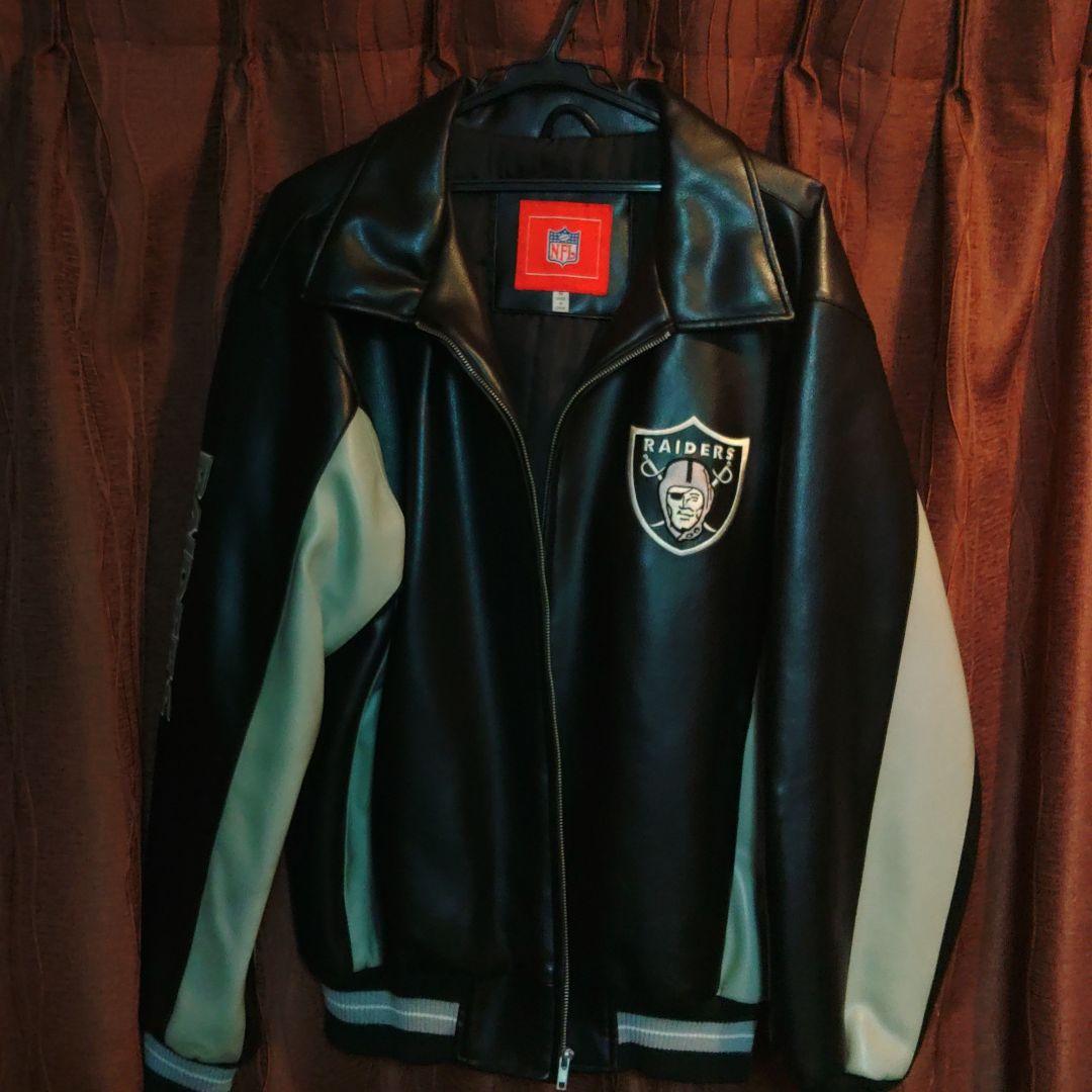 NFL RAIDERS レザー　ジャケット Mサイズ