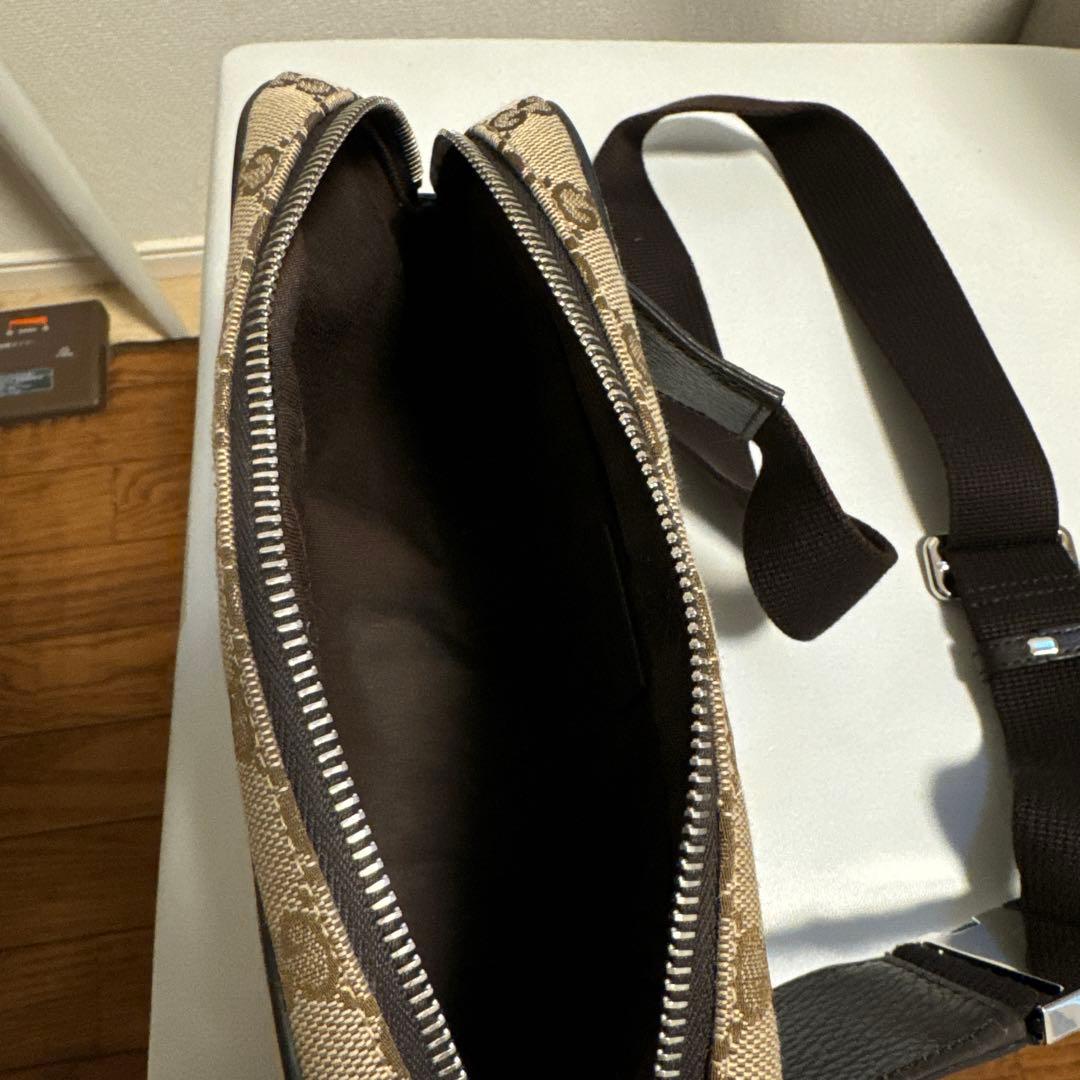 グッチ　GGキャンバス　ウエストポーチ