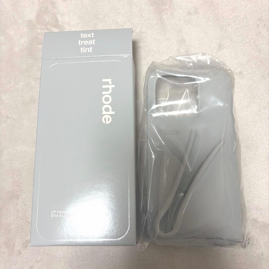 未使用新品！rhode iphone case gray 15pro用