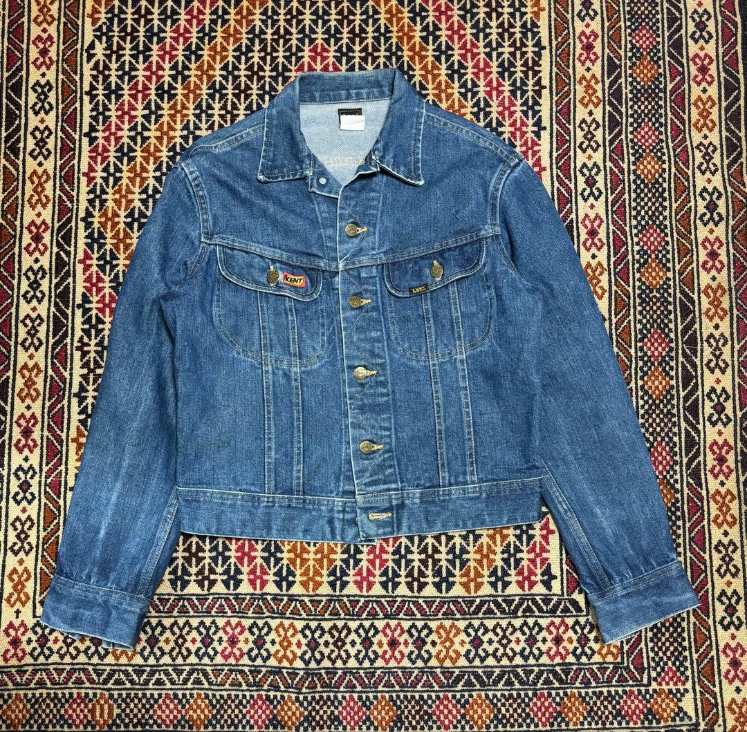80s リー　デニムジャケット　101J ヴィンテージ　ジージャン　黒タグ