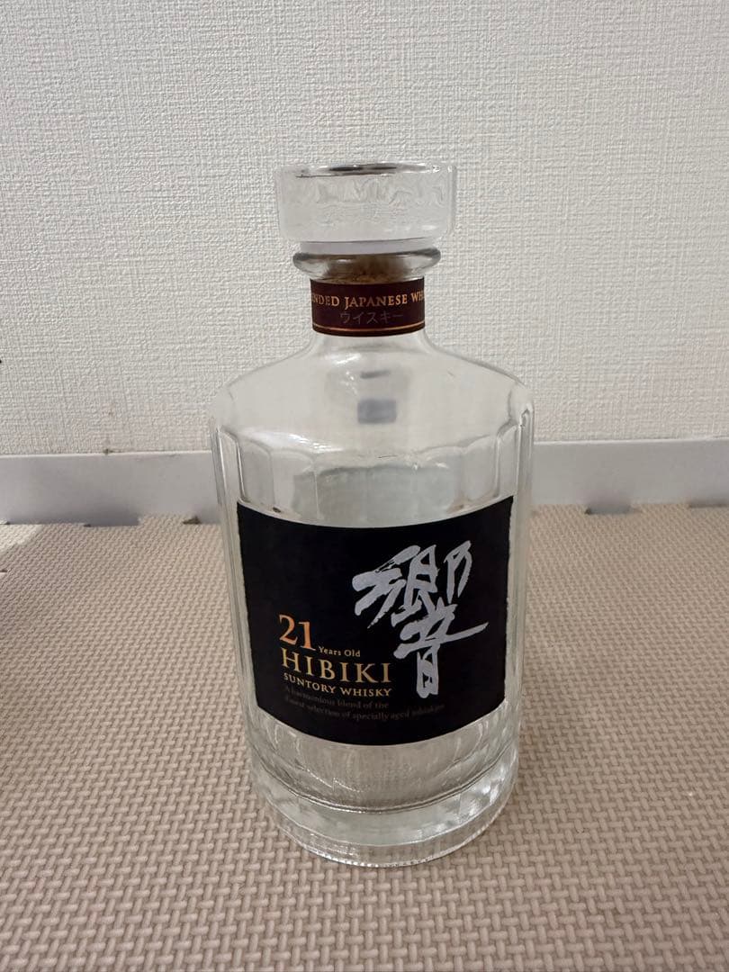 化粧箱付き空瓶 響21年 ウイスキー 700ml