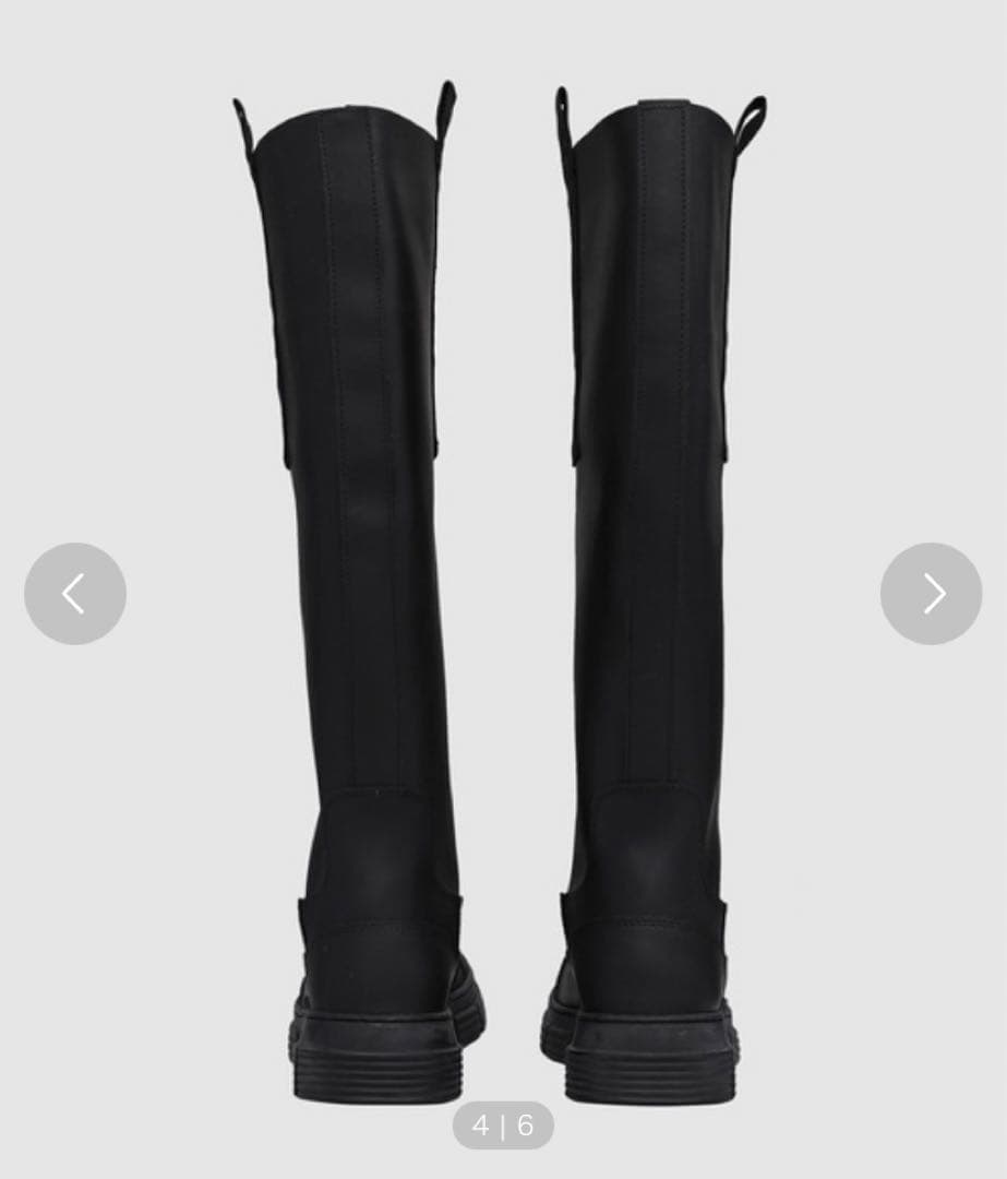 GANNI ロングラバーブーツ