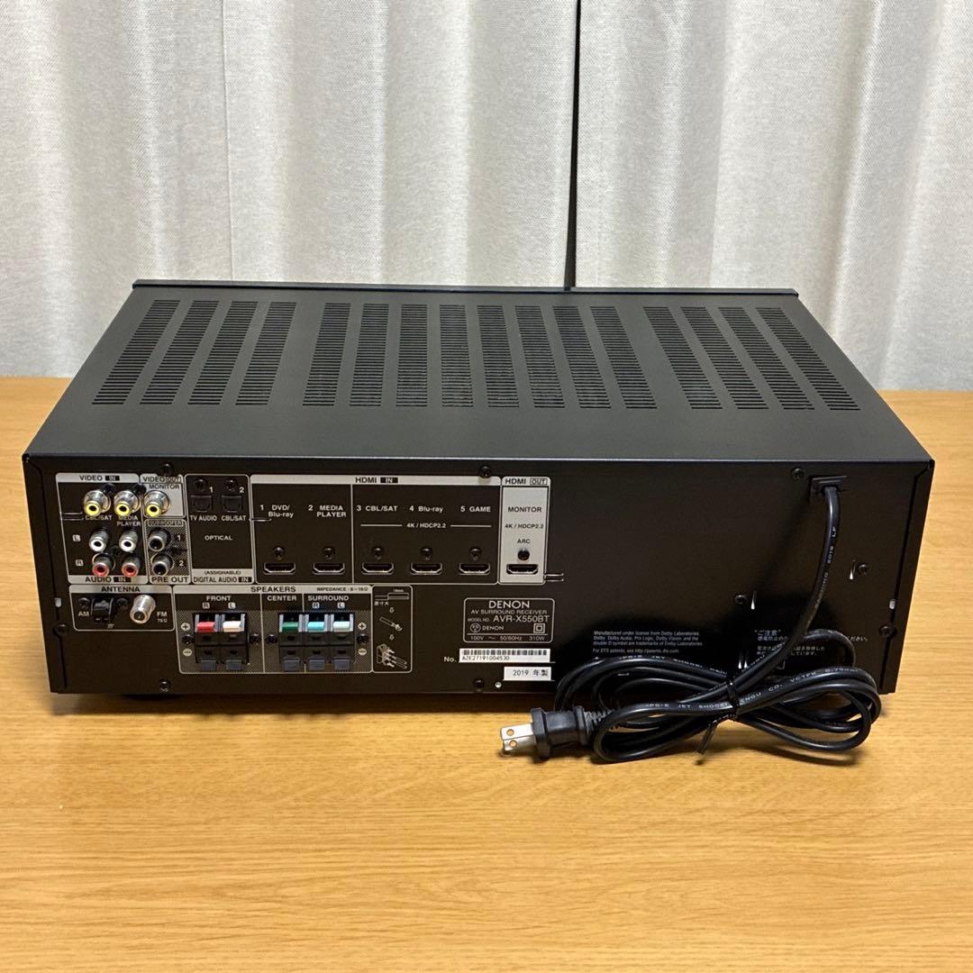 DENON AVR-X550BT AVアンプ　デノン