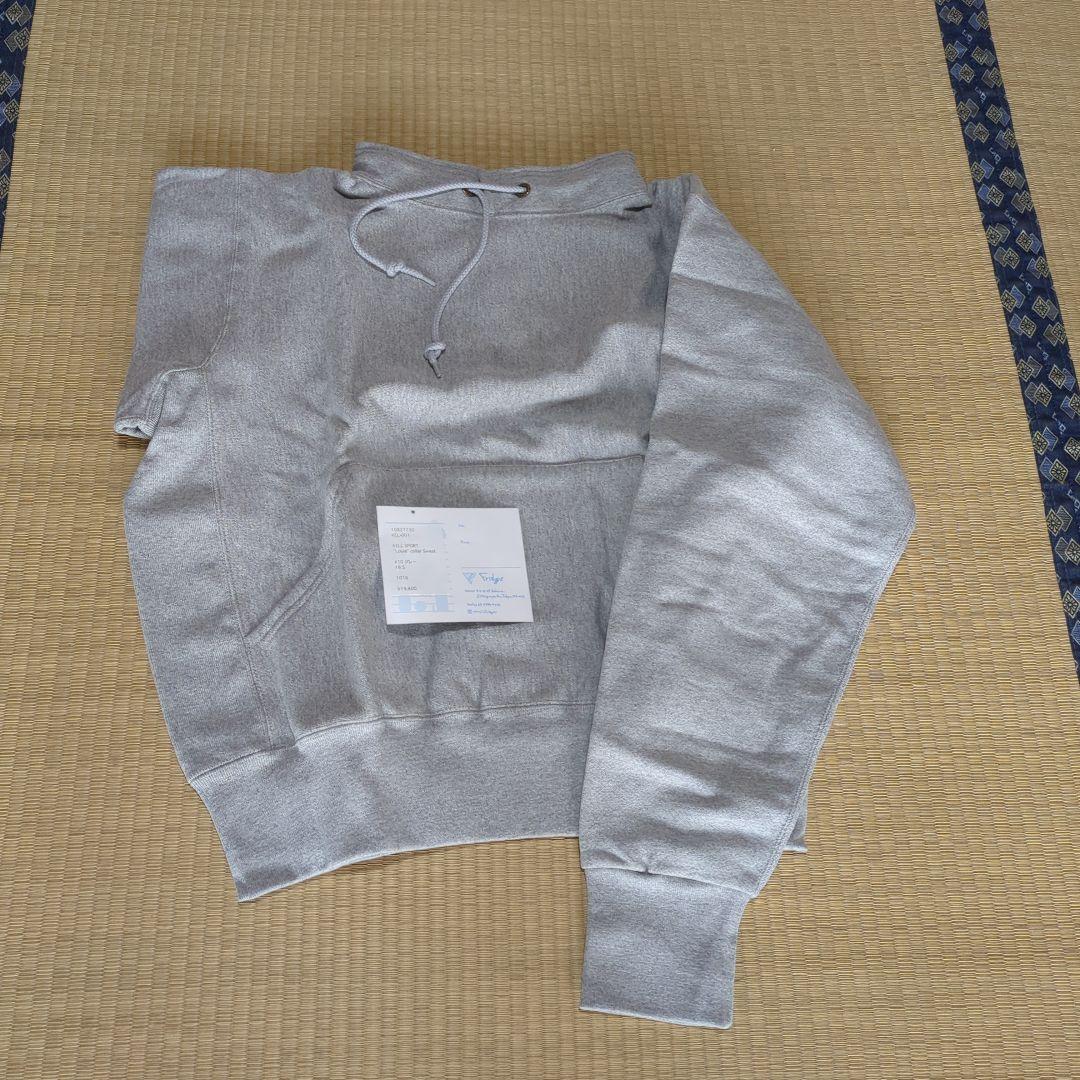 新品　Kellsport フード付きグレー スウェット USA製