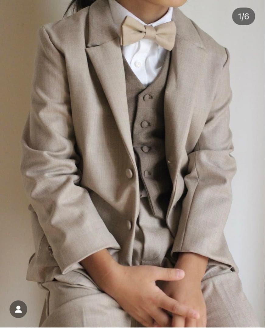 子供用　フォーマル　セットアップ　スーツ　男の子　入学式
