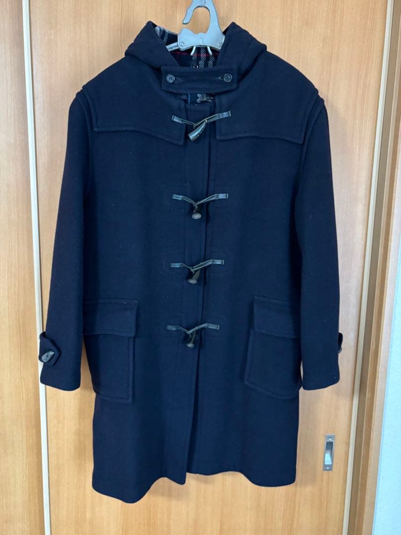 Burberrys バーバリー ダッフルコート ノバチェック ネイビー XＬ